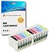 Produktbild 12 Druckerpatronen für Epson Stylus Photo P50 PX650 PX660 PX700W PX710W PX720WD PX800FW PX810FW R265 R285 R360 RX580 RX585 RX685 | kompatibel zu Epson T0801 T0802 T0803 T0804 T0805 T0806 (T0807)