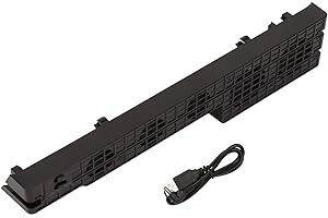ELPRICO USB External Cooler, Energy Saving Turbo Temperature Control Cooling Fans for PS4 Pro Gaming Console
