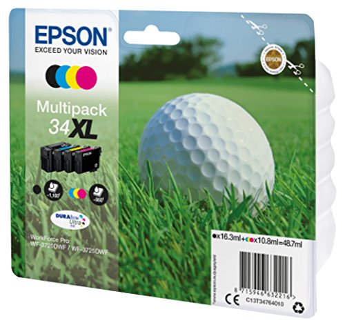 Epson Original Multipack 4-farbig 34XL Golfball DURABrite Ultra Ink