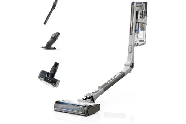Shark PowerPro sladdlös dammsugare, FloorDetect-teknik, Anti-Hair Wrap, Anti-Allergen Complete Seal, lätt, flexibel, handhållet läge, 50 min drifttid, XL dammbehållare, metallisk java, IZ380EUT