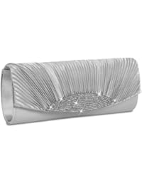 CASPAR Fashion - Cartera de mano para mujer