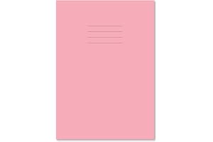 Hamelin A4 8 mm Ruled and Margin 64 Pages Exercise Book - Pink (Pack of 50)