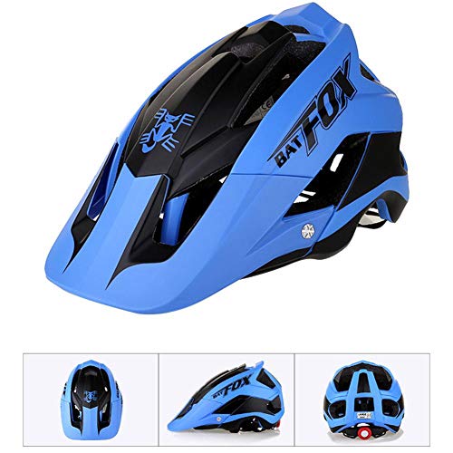 BAT FOX F-659 Ultraligero Cascos de Bicicleta,Antivibraciones, Protección Solar, Moda, Transpirable, Casco de Ciclismo Especializado para Montaña/Bicicleta de Carretera Unisex
