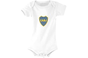Boca Juniors Body Blanc Camiseta Unisex niños