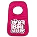 Price comparison product image Baby I LOVE MY BIG SISTER Baby Bib - Hot Pink