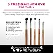 Bamboo Makeup Brushes - 11 Piece Set with Premium Synthetic Hair and Natural Bamboo Handles for Face Cheeks and Eyes, BONUS Complexion Beauty Makeup Sponge Blender!