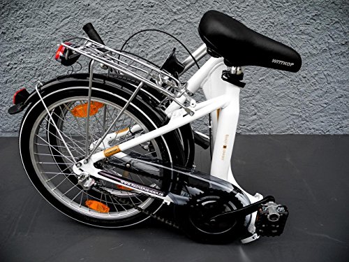 20″ Zoll Alu MIFA Klapp Fahrrad Faltrad Klapprad Shimano Folding Bike weiss - 8