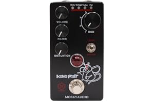 SPORTARC Mosky King Rat - Pedale per effetti per chitarra, filtro volume Fuzz Distorition the Electric Guitar Effects Pedal