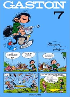 jaquette livre Gaston, tome 7