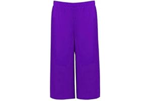 Shop Nova® Women Wide Leg Plazzo 3/4 Short Pants Casual Ladies Loose Capri Trousers