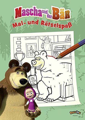 Preisvergleich Produktbild Mascha und der Bär - Mal- und Rätselspaß