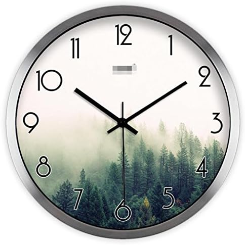 Sucastle Creative wall Clock, modern wall clock, fashion wall clock, nordic wall clock, landscape wall clock, decorative wall clock, living room wall clock, bedroom wall clock, large wall clock, mute wall clock, quartz clock 12 inches