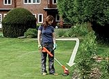 Black+Decker Li-Ion Akku-Rasentrimmer (18V 2.0Ah, Schnittbreite 23 cm, Zweithandgriff, Kantenschneidfunktion, E-Drive, Teleskopstiel, inkl. Akku und Ladegerät) GLC1823L20, schwarz orange - 7