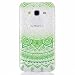 Produktbild KSHOP Crystal Case Hülle für Samsung Galaxy J5(2015) Taschen Schutzhülle durchsichtig transparent Ultra dünn kratzfeste stoßdämpfende - Dunkelgrün Mandala