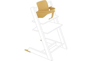 Baby Set Tripp Trapp Stokke, Giallo Girasole - Trasforma la sedia Tripp Trapp in seggiolone - Seduta rimovibile per 6-36 mesi (compatibile con i modelli Tripp Trapp rilasciati dopo maggio 2006)