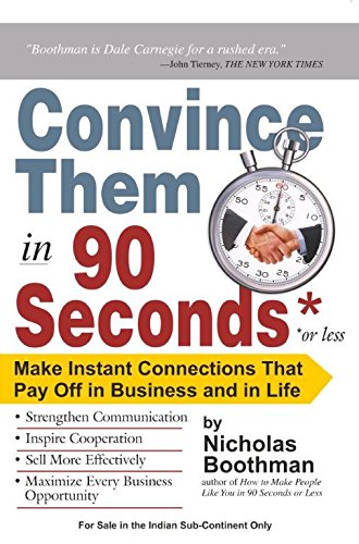 Convince Them In 90 Seconds Or Less (English)