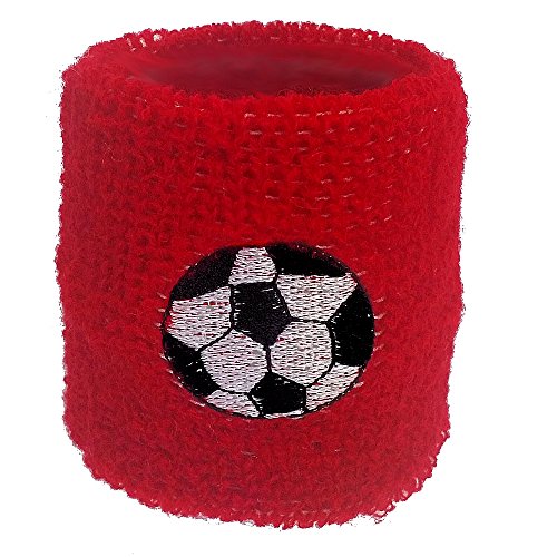 German Trendseller® – 12 x Fußball Schweißband ┃ Handgelenk ┃ Mitgebsel ┃ Kindergeburtstag ┃ Für 12 Kinder - 5