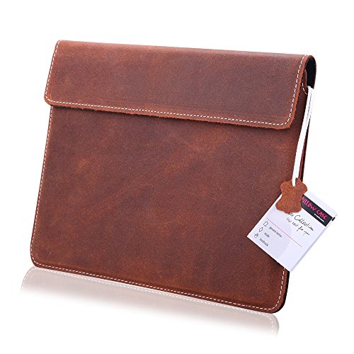 gk line - Funda de Piel para iPad Pro 11, iPad Air y Pro de 10,5 Pulgadas y iPad de 9,7 Pulgadas, Color marrón marrón 10,5-11,5 Zoll