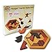Produktbild Mako Toys Brain Puzzles für Kinder 4 Jahre alt, Tangram Puzzle, Holz Puzzle-Spiele, Spielzeug für Kinder, 12 Stück