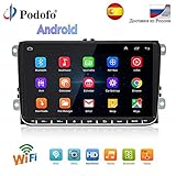 [Bluetooth 4.0 & Mirror Link-Funktion]: Sie können Musik und Radio während der Navigation genießen, da es über eine Dual-Zone verfügt. Digitalwegsteuerung für Android-Telefone, Einwegsteuerung für andere Telefone ..