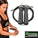 Price comparison product image Skipping Rope for Beginners to Professionals | Jump Rope with 2 Adjustable High Speed Cables | Anti-Slip Ergonomic Handles | Pro Sport Ball Bearing Technology | Crossfit, Boxing, HIIT, MMA, GYM | Travel, Office or Home Workout