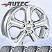 Produktbild 4 Winterräder Autec Xenos 6,5x16 ET50 5x120 Brillantsilber mit 215/65 R16C 109R Hankook Winter RW06 Silica 8PR für VW T6