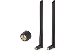 Bingfu 4G LTE Antenna Aerial SMA Male 4G Aerial 7dBi (2-Pack) for Vodafone EE O2 Three Huawei Netgear 4G LTE Router Gateway Modem Cellular Router Trail Camera