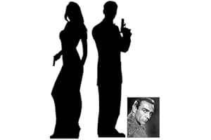 BundleZ-4-FanZ Fan Packs von Starstills Geheimagent Männlich und weiblich Lebensgrosse Pappaufsteller mit 25cm x 20cm Foto