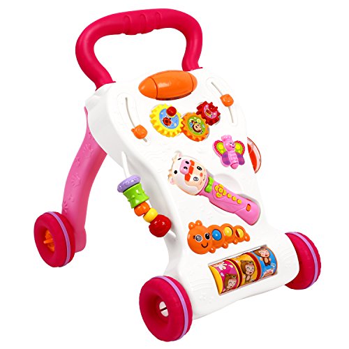 Peradix Baby Walker Multifunctional Musical Sit-to-Stand Learning Walker