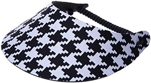 XFORE Ladies Women's Golf Sports Sun Visor Airin, Houndstooth Pattern Design