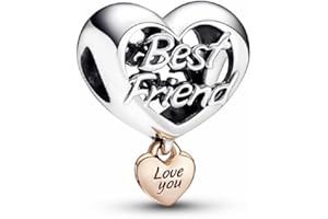 Pandora Moments Pozłacany 14-karatowym różowym złotem charms ze srebra próby 925, serce