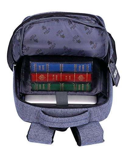 VIDENG POLO Laptop Rucksack 17 Zoll Leicht Reise Rucksack Schulranzen Beiläufig Tagesrucksack - 7