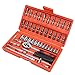 Produktbild Hunpta@ WerkzeugAutoReparatur Set 46-Piece Auto Repair Tools 1/4 Zoll Steckschlüsselsatz Bit SetSchraubendreher SetWerkzeug SetKnarrenkasten Kit Auto Repair Tool (Rostfreier Stahl)
