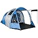 Produktbild Fridani TSB 4 Mann Zelt Tunnelzelt 3000mm wasserdicht Stehhöhe Belüftung blau