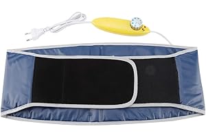 lyrlody Cinturón eléctrico para adelgazar para sauna tummy para perder peso, cinturón de sudoración mejorado para postura, cinturón eléctrico, cinturón de sauna de PVC