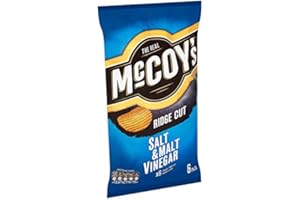 McCoy's Ridge Cut Salt & Vinegar 27g x 6 per pack