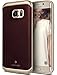 Produktbild Caseology Galaxy S7 Edge Hülle, [Envoy Serie] Schlanke Luxushülle mit Premium PU Leder Doppelter Schutzschicht [Burgund - Burgundy] für Samsung Galaxy S7 Edge (2016)
