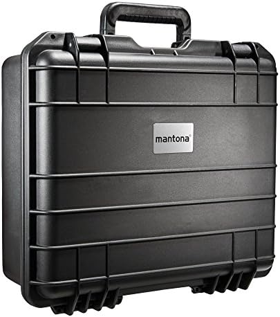 Mantona Outdoor Schutz-Koffer Größe S (Wasserdicht, stoßfest, staubdicht)