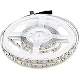 Vetrineinrete® Striscia led 2835 strip flessibile da 5 metri bobina adesiva 600 led smd luce naturale 4000k IP22 per interni 