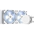 ID-COOLING FROSTFLOW X 240 SNOW CPU Water Cooler AIO Cooler 240mm CPU Liquid Cooler White LED 2x120mm PWM Fans, Intel 1200/115X, AMD AM4