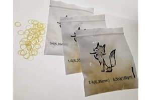 SMILEORTHO Elastici Bretelle Elastici 1/4 6.5 oz Forza Dentale Ortodontica Pesante Dentali Ortodontici Ortodonzia (3 sacchetti)