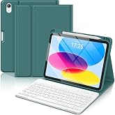Nezih Case Galaxy Tab S9 FE/S10 FE/S10 Lite Uyumlu Kablosuz Bluetooth Bağlantılı Kalem B&ouml;lmeli Klavyeli Kılıf