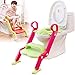 BabyHugs - 2 Step Baby Toilet Training Potty step stool Toddler child toilet trainer - Green & Pink