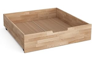 VitaliSpa Cassetto rotante Teddy, Legno naturale, 92 x 89 cm