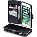 Produktbild iPhone 7 Plus Case, Terrapin [ECHT LEDER] Brieftasche Case Hülle mit Kartenfächer und Bargeld für iPhone 7 Plus Hülle Schwarz