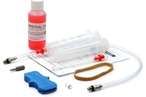 Epic Bleed Kit for Tektro/TRP Brakes & Mineral Oil - Compatible with all Tektro & TRP Brake Models – DH-R, Quadiem G-Spec, Slate, Hy/Rd, HDC300, Auriga, Draco, Gemini, Mota, Orion. 50ml High Performance Mineral Oil Brake Fluid Included