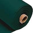 100% Cotton Fabric 60 Inch 150cm Wide 150GSM Material for Sewing, Dressmaking, Quilting, Curtain Linings, Pillowcases & Totes Fabric by The Half Metre by Discount Fabrics LTD(Bottle Green, 5m)