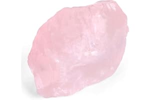 XIANNVXI Cristal de Quartz Rose Pierre de Cristal de Quartz Rose Pierre de Cristal de Guérison Naturelle Pierre de Cristal Pierres Précieuses Cristal Brut Pierre Brute Une Pièce