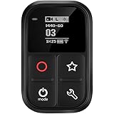 TELESIN Wasserdicht 6.5ft(2m) Fernbedienung WiFi Fernauslöser für GoPro Hero 8 Black/Hero 7 Black Hero 6 Hero 5 Hero 4 Hero 3