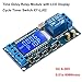Price comparison product image Innovateking-EU Time Delay Relay, 12V 5V USB Relay Module 6-30V Delay Controller Board Delay-off Cycle Timer Control Switch with LCD Display Support Micro USB 5V Power Supply